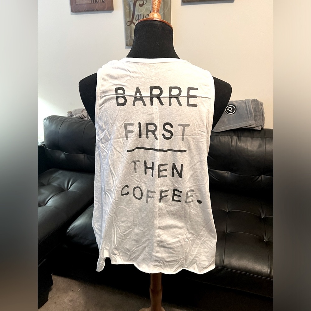 Pure Barre Tank - Barre First Then Coffee